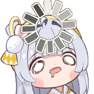 👩 emoji 我妻幼雪 @zhaxia_cn Telegram sticker 7 of 32