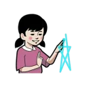 🦄 emoji 小明與好朋友 Telegram sticker 9 of 42