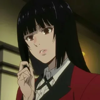 🥢 emoji Jabami Yumeko ┈➤ @anime_stickerspack Telegram sticker 11 of 30