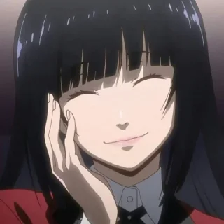 🥢 emoji Jabami Yumeko ┈➤ @anime_stickerspack Telegram sticker 2 of 30
