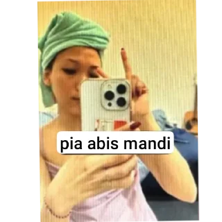 Sticker from pia imut