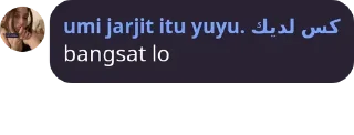 Sticker from ini jarjit tapi ini yuyu