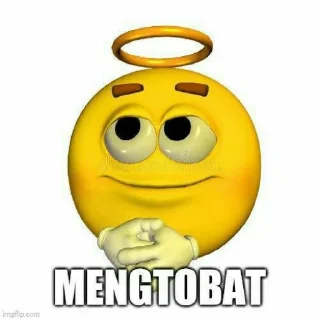 😇 emoji mengjamet @nocence Telegram sticker 9 of 45