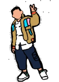 ✌ emoji Han's Secret Meme Sticker Telegram sticker 1 of 88