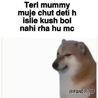 🤓 emoji Doge nalla @ManasTheKing Telegram sticker 16 of 43