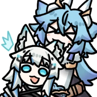 👩 emoji 雪奈狼狼 @zhaxia_cn Telegram sticker 15 of 16