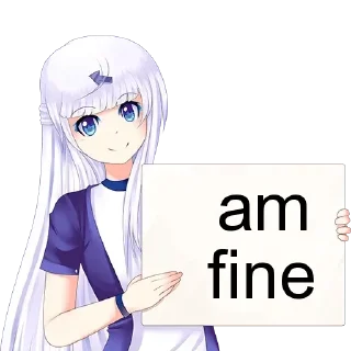 Sticker from anime