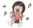 😭 emoji 小朋友有事嗎? Telegram sticker 23 of 40
