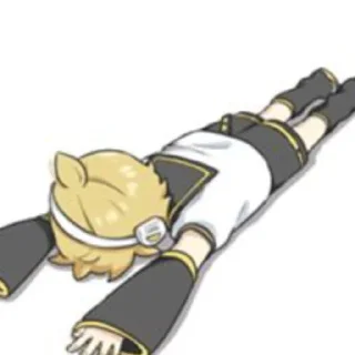 Sticker from Kagamine len [by : @Sugar_Blxsoom]