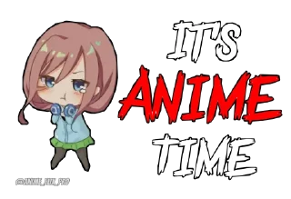 🔥 emoji It's Anime Time • @Anime_Flix_Pro Telegram sticker 13 of 20