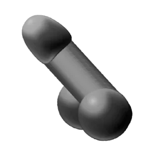 ⚫ emoji titit 3d @alecxturner Telegram sticker 6 of 13