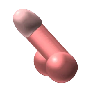 🍓 emoji titit 3d @alecxturner Telegram sticker 2 of 13
