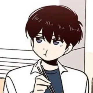 🖕 emoji Jinyoung Choi Telegram sticker 8 of 20