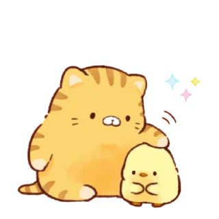 💕 emoji Soft and cute chick (motion?) Telegram sticker 15 of 25