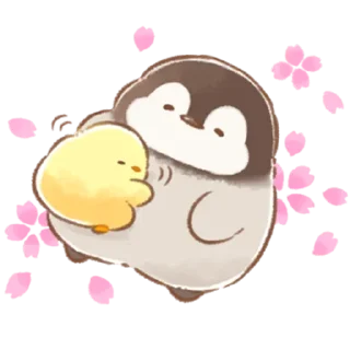 🤗 emoji soft and cute chick (spring) Telegram sticker 7 of 40