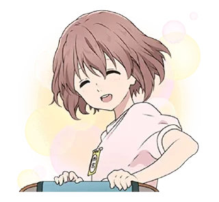 😄 emoji A Silent Voice • @AnimeCrunch_Stickers Telegram sticker 11 of 40