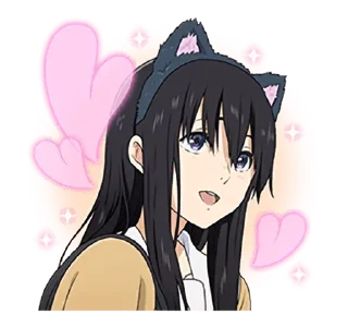 😺 emoji A Silent Voice • @AnimeCrunch_Stickers Telegram sticker 13 of 40
