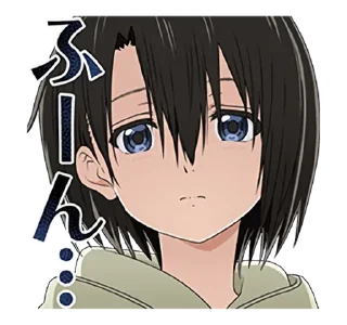 😕 emoji A Silent Voice • @AnimeCrunch_Stickers Telegram sticker 15 of 40