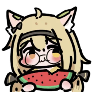 Sticker from 灯火橘橘 @zhaxia_cn