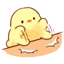 🥰 emoji soft & cute chick!! Telegram sticker 18 of 117