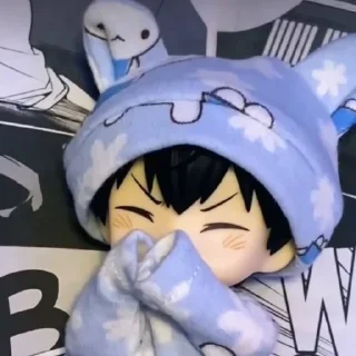 Sticker from kageyama cr: imitadora/tt @namaplanet