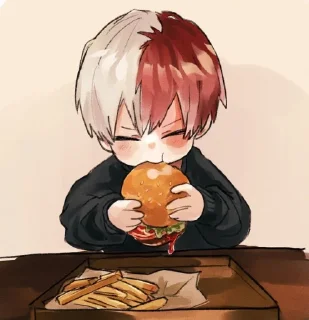 Sticker from Todoroki
