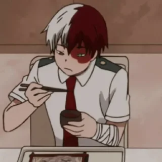 🥢 emoji todoroki Telegram sticker 16 of 24