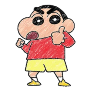 Sticker from 蠟筆風小新溫馨貼圖♪ (FULL) [CHN] @WSZB_Stickers