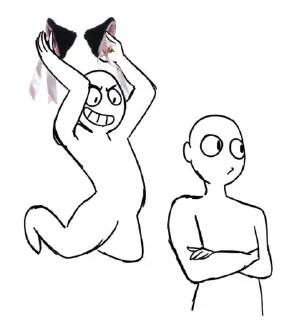 🤍 emoji oh 👍 @catboyb Telegram sticker 24 of 55