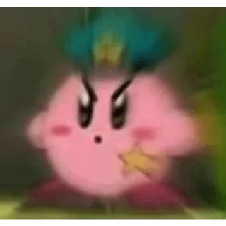 😀 emoji KIRBY 🩷 Telegram sticker 4 of 19