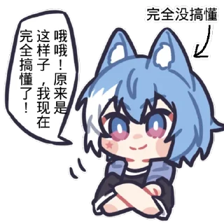 🆗 emoji 夜城光レン (Vol. 1) Telegram sticker 19 of 20