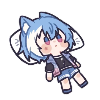 🛌 emoji 夜城光レン (Vol. 1) Telegram sticker 8 of 20