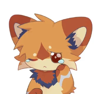 😢 emoji 是泽知呀 Telegram sticker 5 of 10