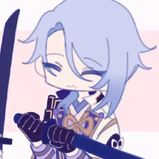 🎮 emoji Ayato Kamisato @KazuCredit Telegram sticker 7 of 75