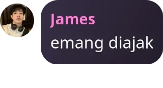 Sticker from james
