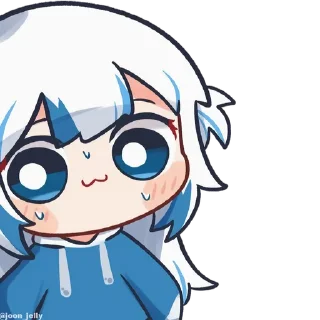 ❄️ emoji Neko. @Anime_Sticker_noob Telegram sticker 17 of 75