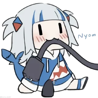 ❄️ emoji Neko. @Anime_Sticker_noob Telegram sticker 9 of 75