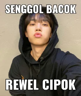Sticker from Frmr saru dikit hhe
