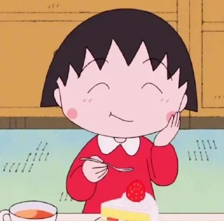 Sticker from Maruko chan