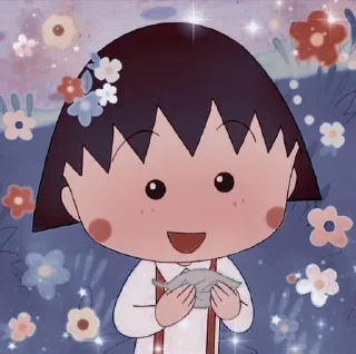 🌸 emoji Chibi Maruko Chan || @StickerAnimePack Telegram sticker 4 of 31