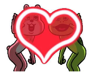 🫶 emoji dear animals 精選 Telegram sticker 11 of 17