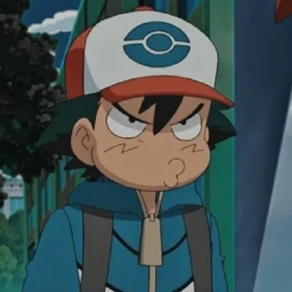 📎 emoji Ash Ketchum, Satoshi - @StickerAnimePack Telegram sticker 4 of 25