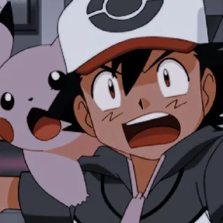 🕸 emoji Ash Ketchum, Satoshi - @StickerAnimePack Telegram sticker 16 of 25