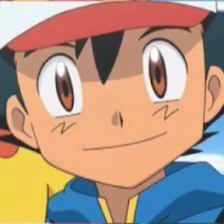 🕸 emoji Ash Ketchum, Satoshi - @StickerAnimePack Telegram sticker 18 of 25