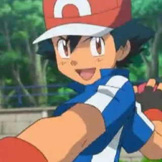 📎 emoji Ash Ketchum, Satoshi - @StickerAnimePack Telegram sticker 13 of 25