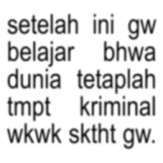 👍 emoji Galau KOCAK @kiusejeong Telegram sticker 7 of 39