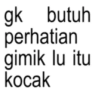 👍 emoji Galau KOCAK @kiusejeong Telegram sticker 4 of 39