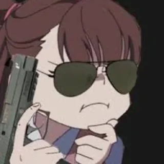Sticker from Anime reaction : @Unknown_human_being