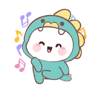 Sticker from Chubby Dino! @deazzle