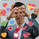 ❤️ emoji marvel characters are in love Telegram sticker 6 of 108